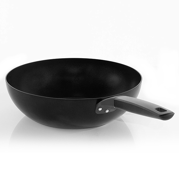 Hard&Light Black Wok 28cm (Can use on induction) LHL5285-IH, , large image number 1